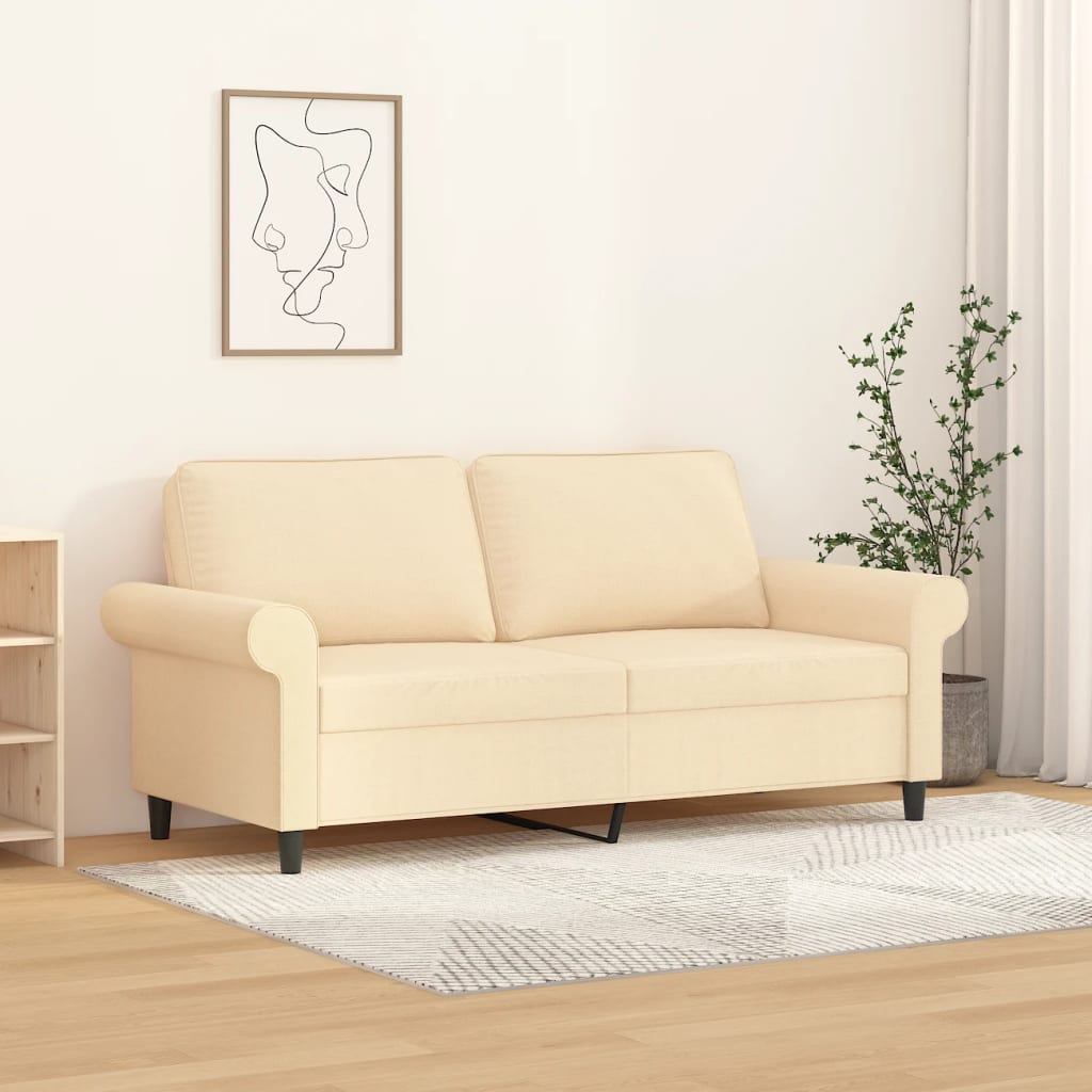 vidaXL Fauteuil 60 cm stof lichtgrijs