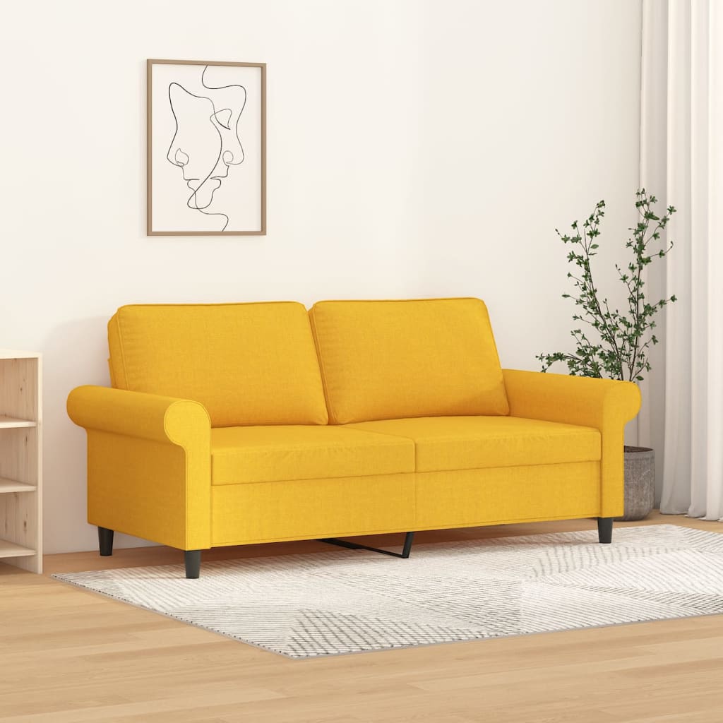 vidaXL Fauteuil 60 cm stof lichtgrijs