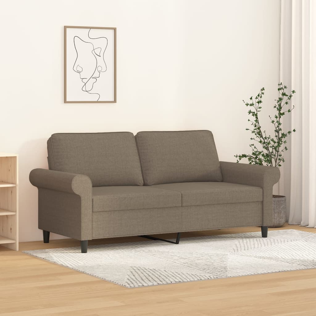 vidaXL Fauteuil 60 cm stof lichtgrijs