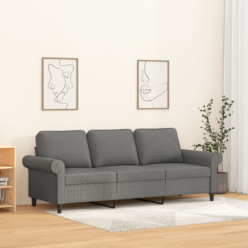 vidaXL Fauteuil 60 cm stof lichtgrijs
