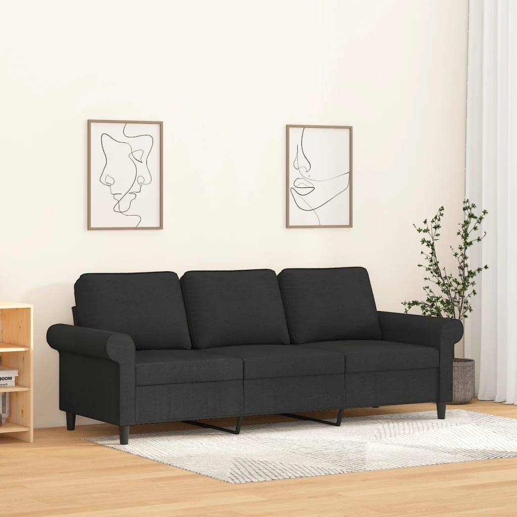 vidaXL Fauteuil 60 cm stof lichtgrijs