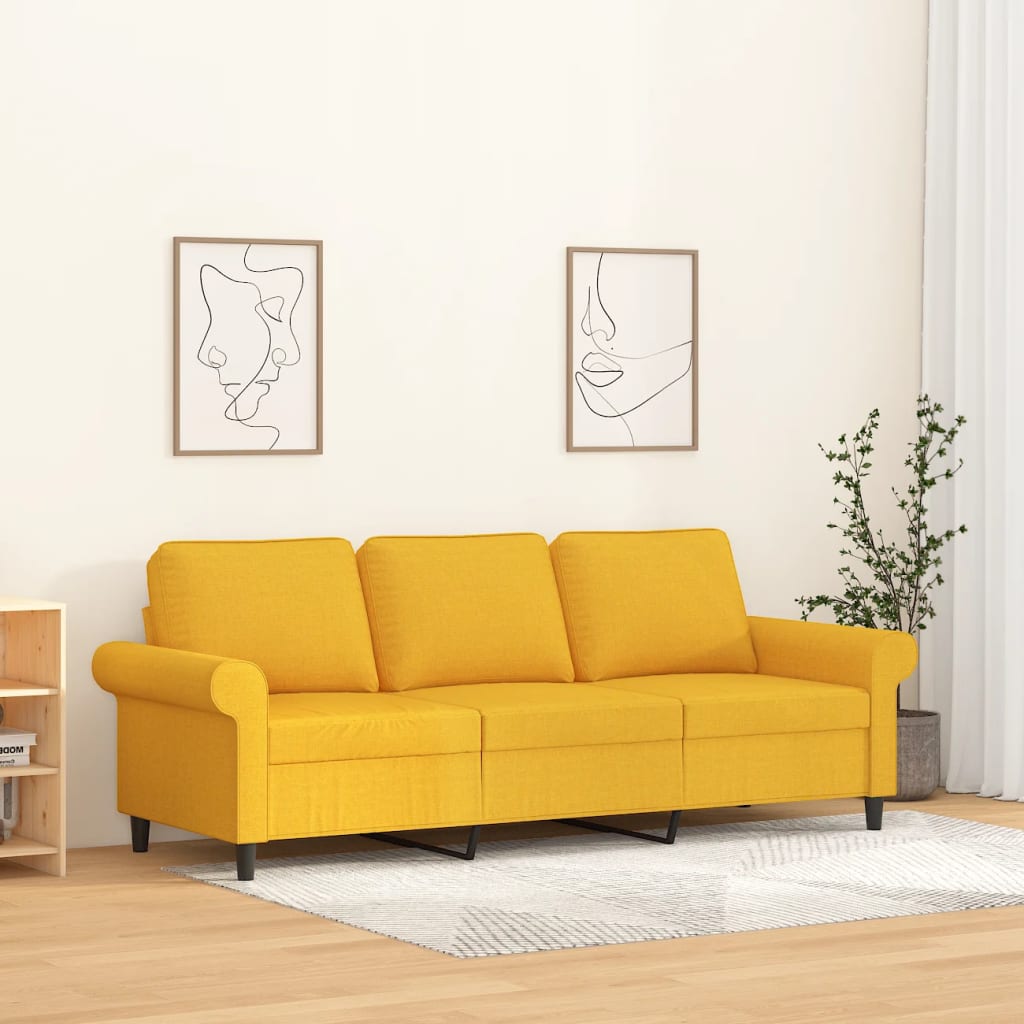 vidaXL Fauteuil 60 cm stof lichtgrijs