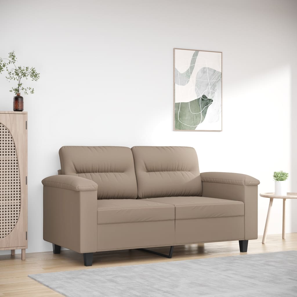 vidaXL Fauteuil 60 cm microvezelstof lichtgrijs