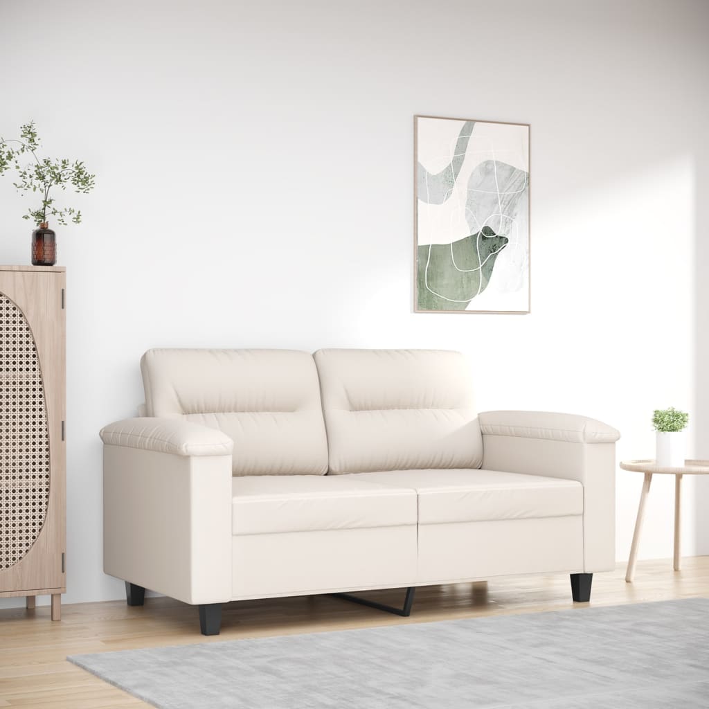 vidaXL Fauteuil 60 cm microvezelstof lichtgrijs