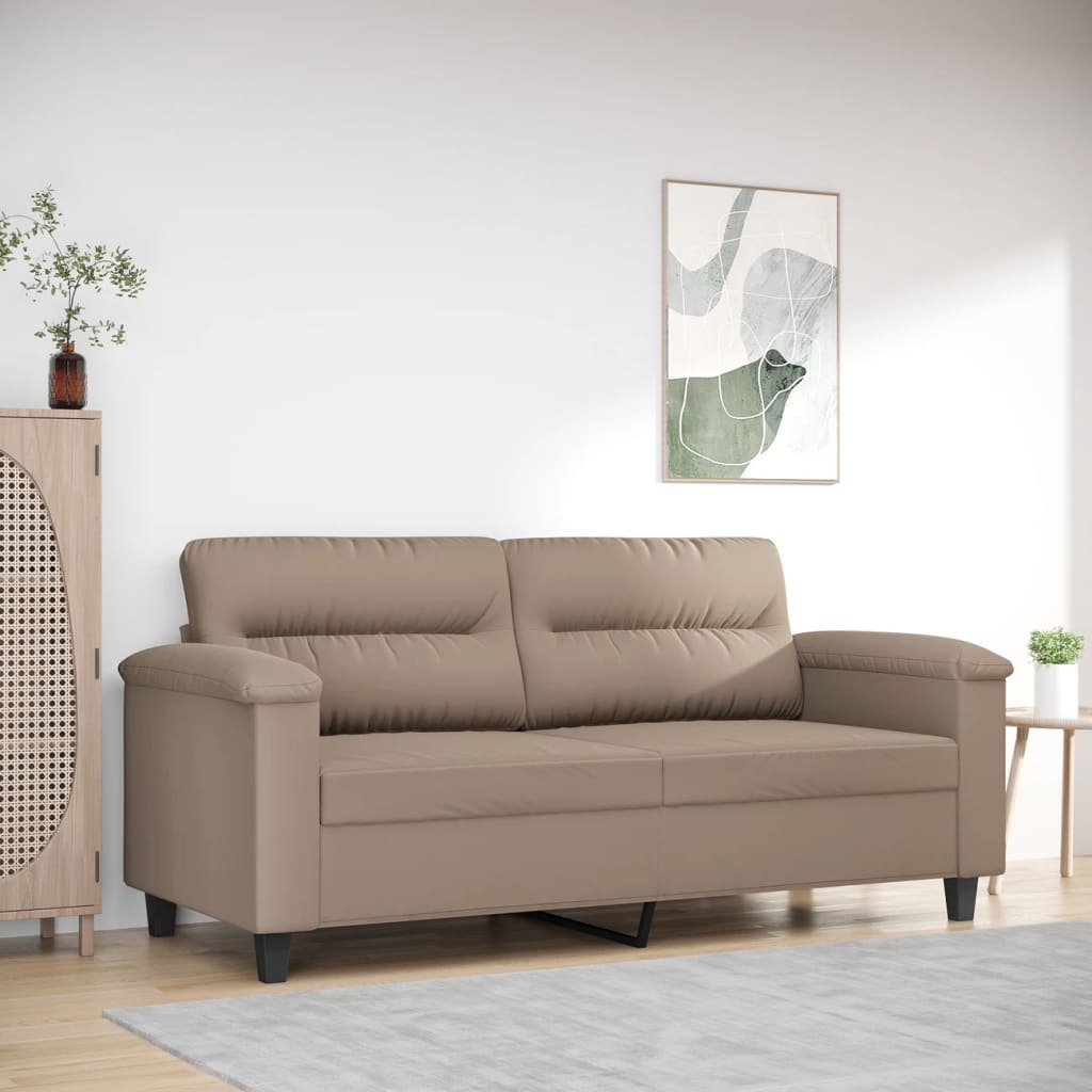 vidaXL Fauteuil 60 cm microvezelstof lichtgrijs