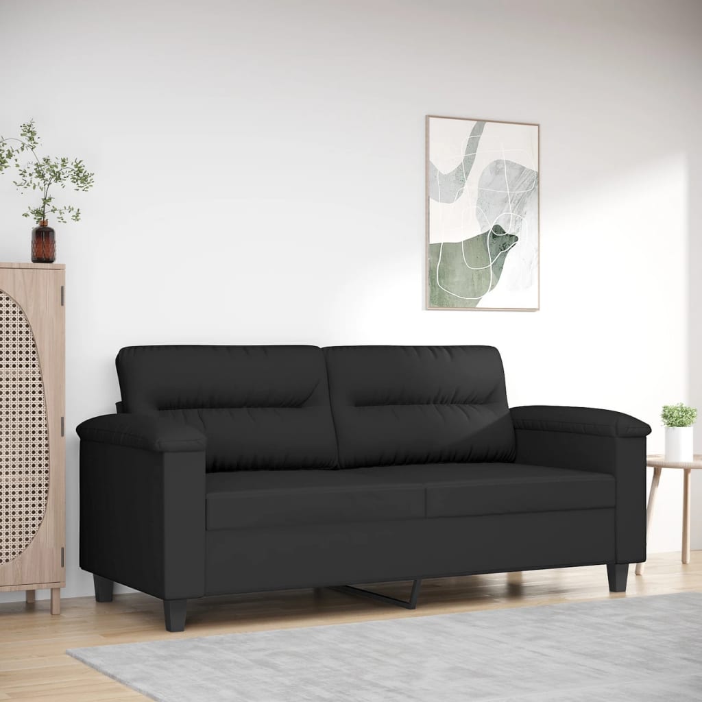 vidaXL Fauteuil 60 cm microvezelstof lichtgrijs
