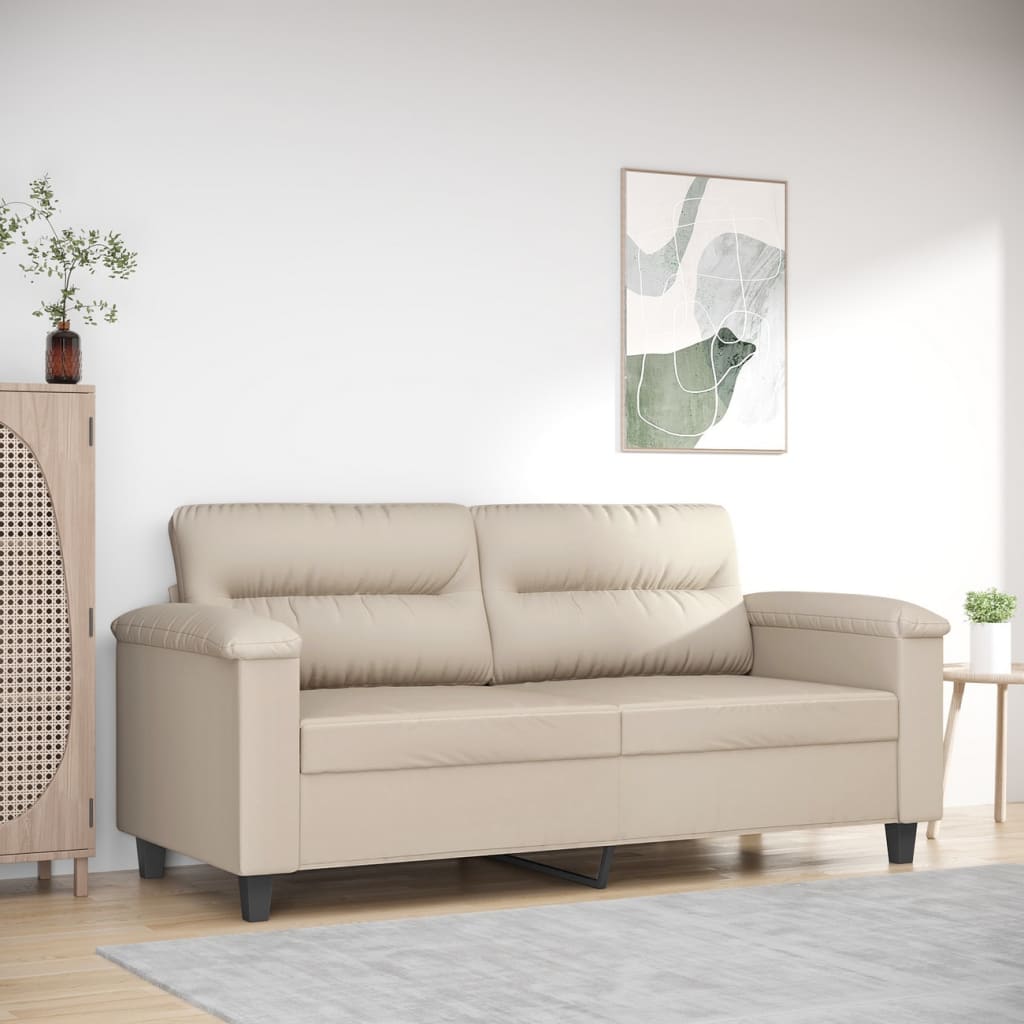 vidaXL Fauteuil 60 cm microvezelstof lichtgrijs