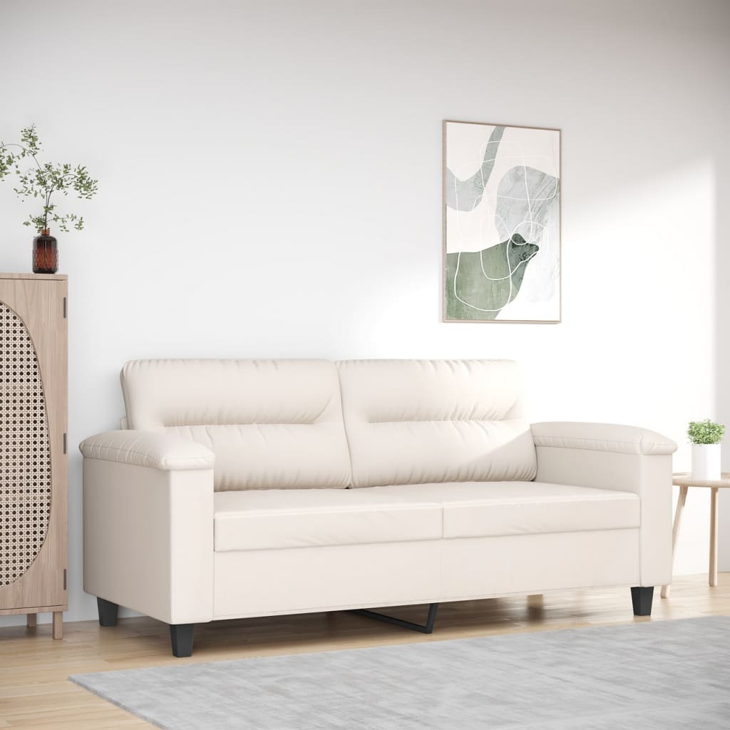 vidaXL Fauteuil 60 cm microvezelstof lichtgrijs