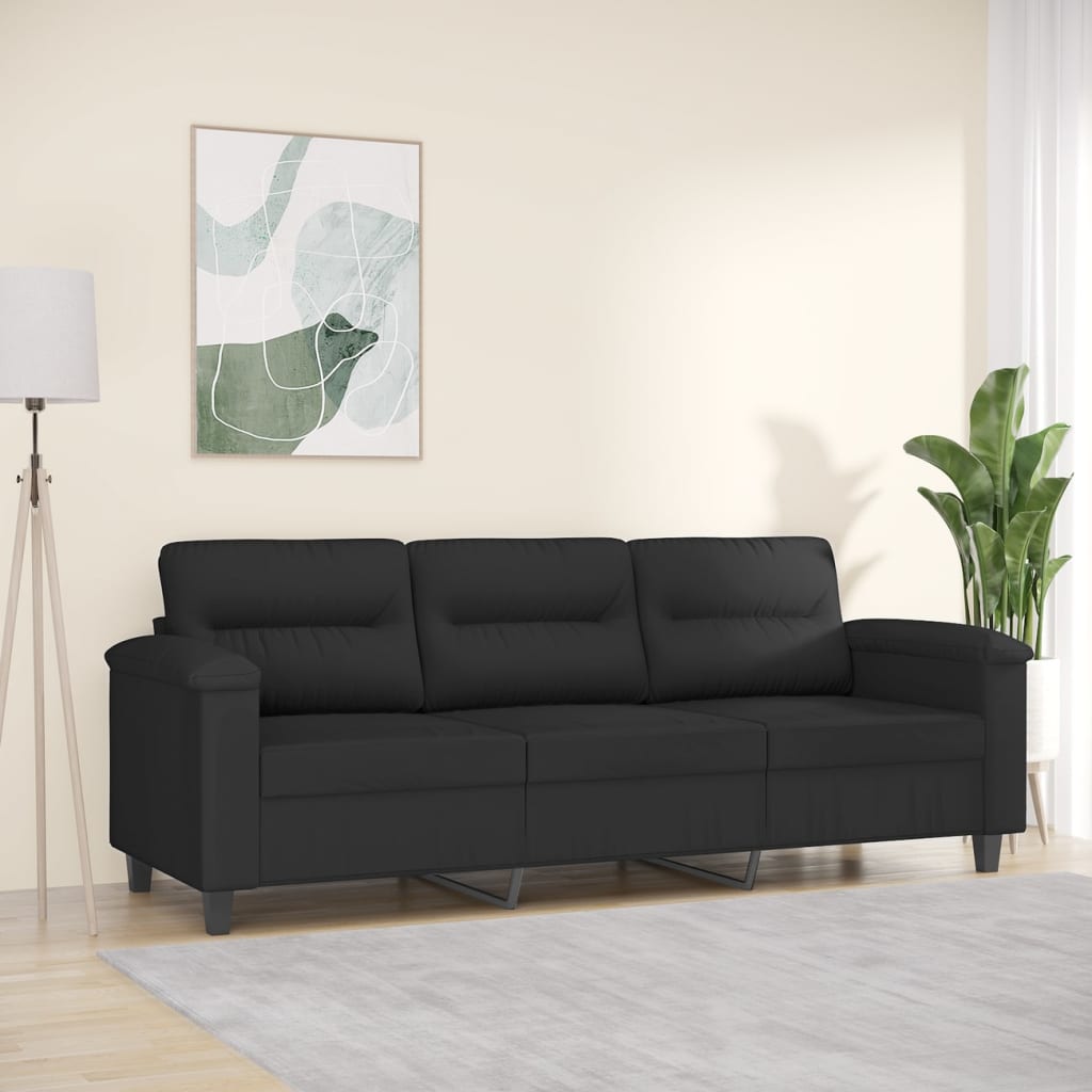 vidaXL Fauteuil 60 cm microvezelstof lichtgrijs