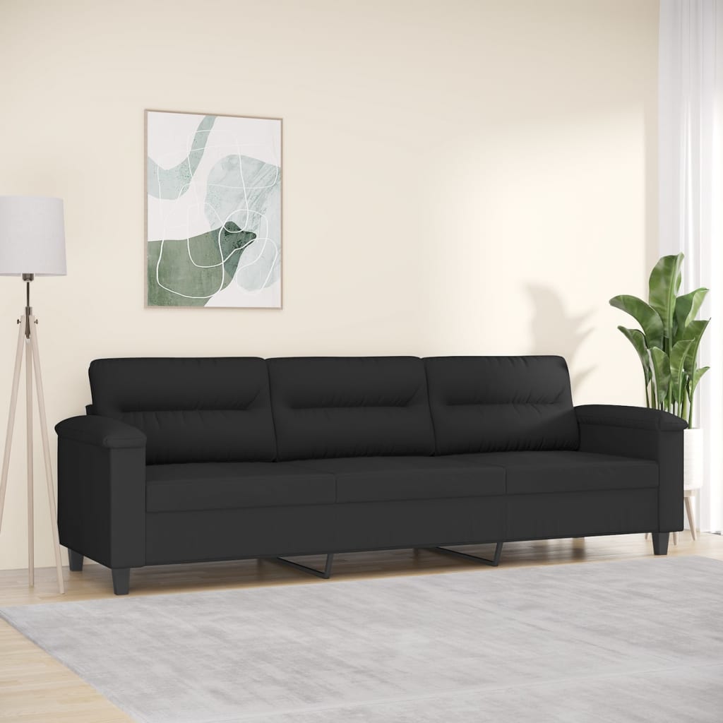 vidaXL Fauteuil 60 cm microvezelstof lichtgrijs