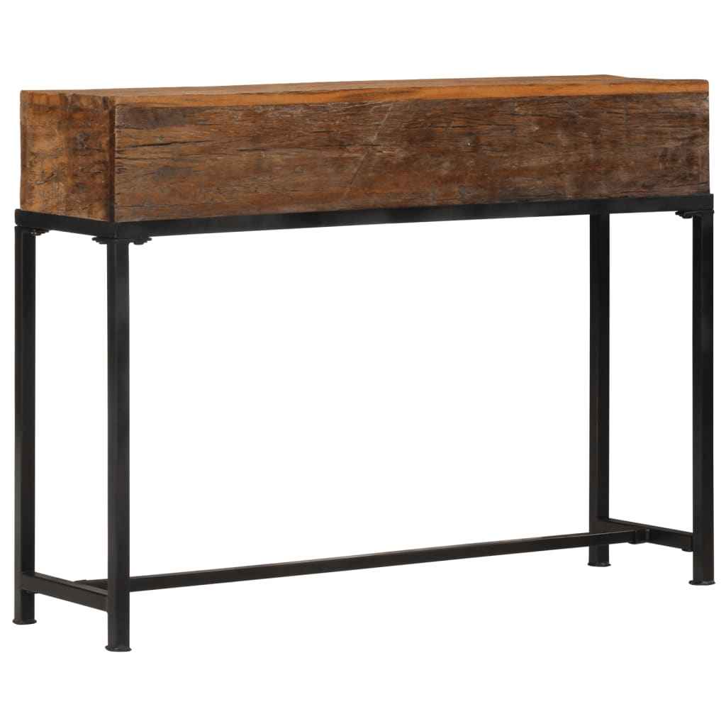 vidaXL Wandtafel 120x30x80 cm massief gerecycled hout
