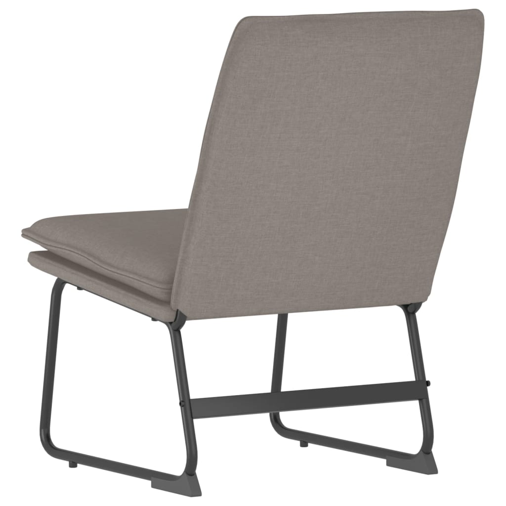 vidaXL Loungestoel 52x75x76 cm stof donkergrijs