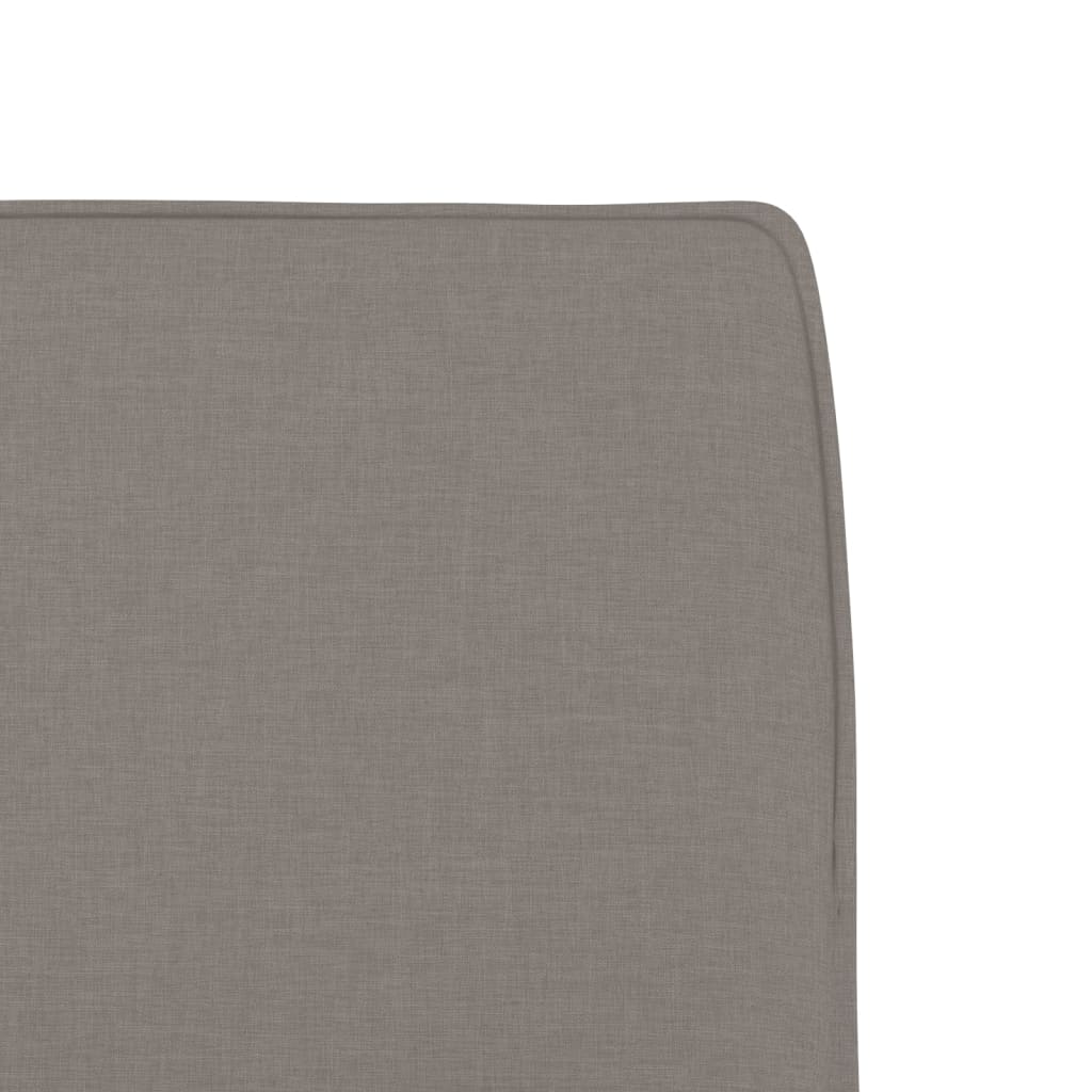 vidaXL Loungestoel 52x75x76 cm stof donkergrijs