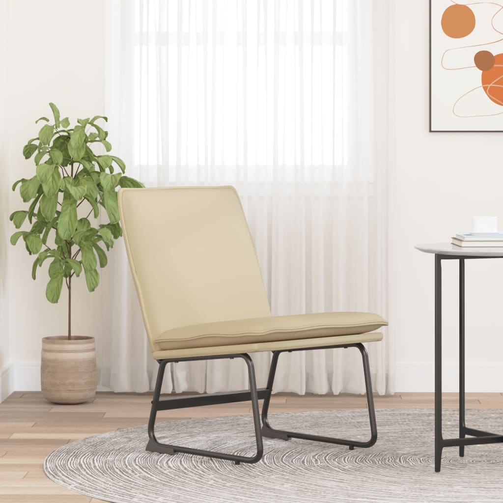 vidaXL Loungestoel 52x75x76 cm stof donkergrijs