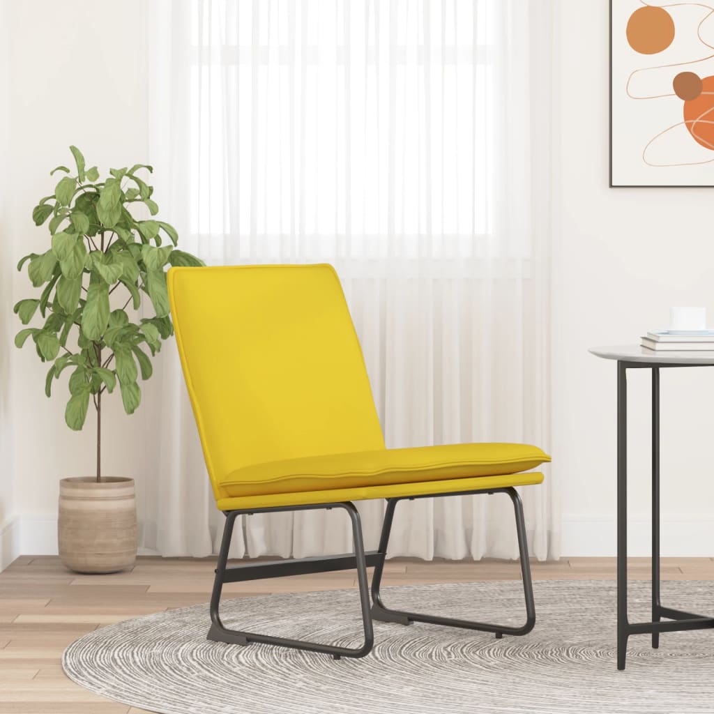 vidaXL Loungestoel 52x75x76 cm stof donkergrijs