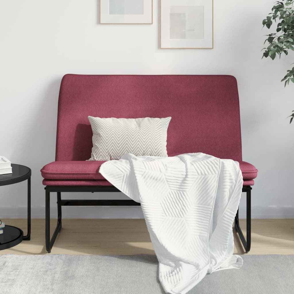 vidaXL Bankje 100x75x76 cm stof donkergrijs