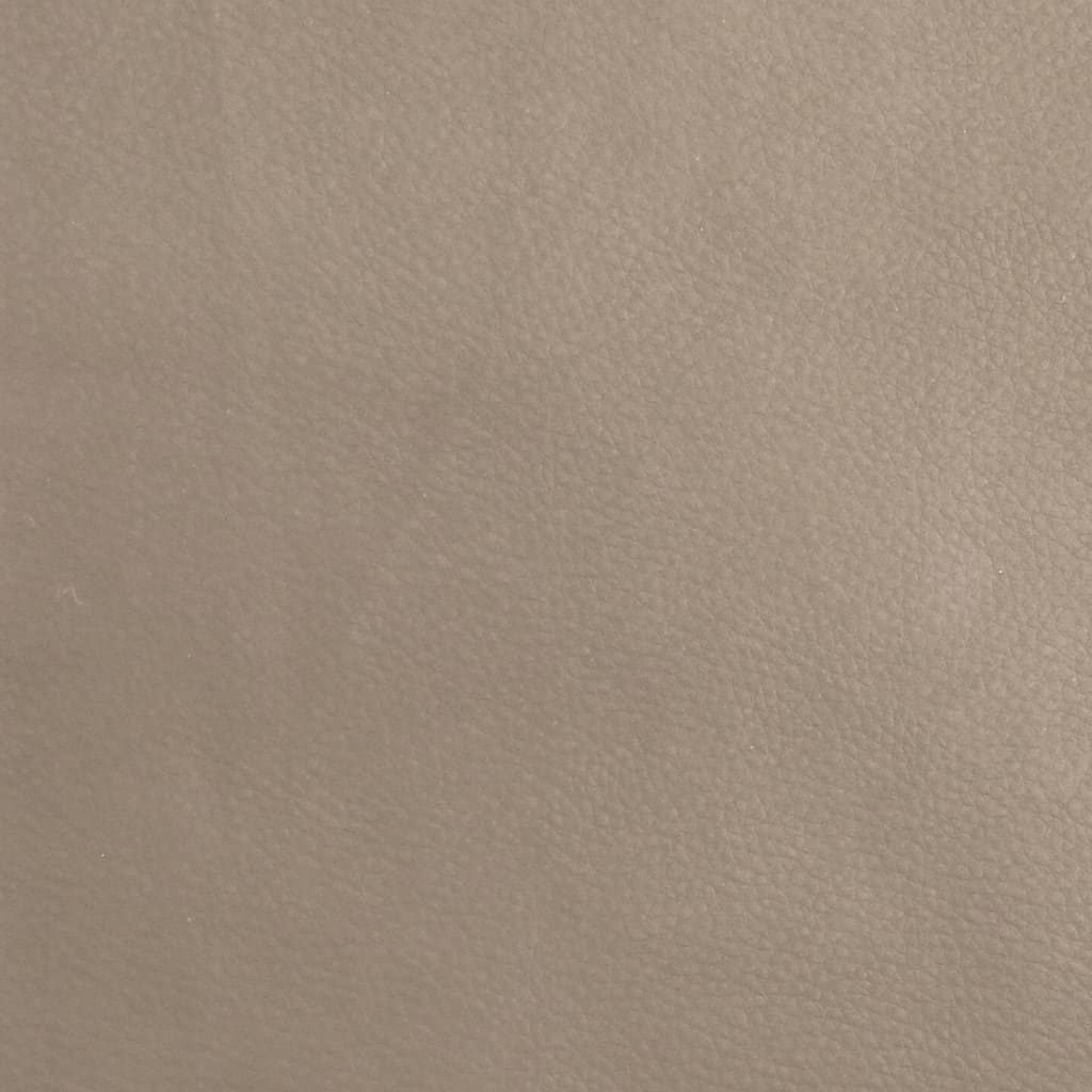 vidaXL Loungestoel 54x75x76 cm kunstleer zwart