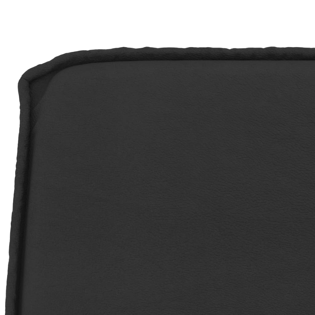 vidaXL Bankje 100x75x76 cm kunstleer zwart