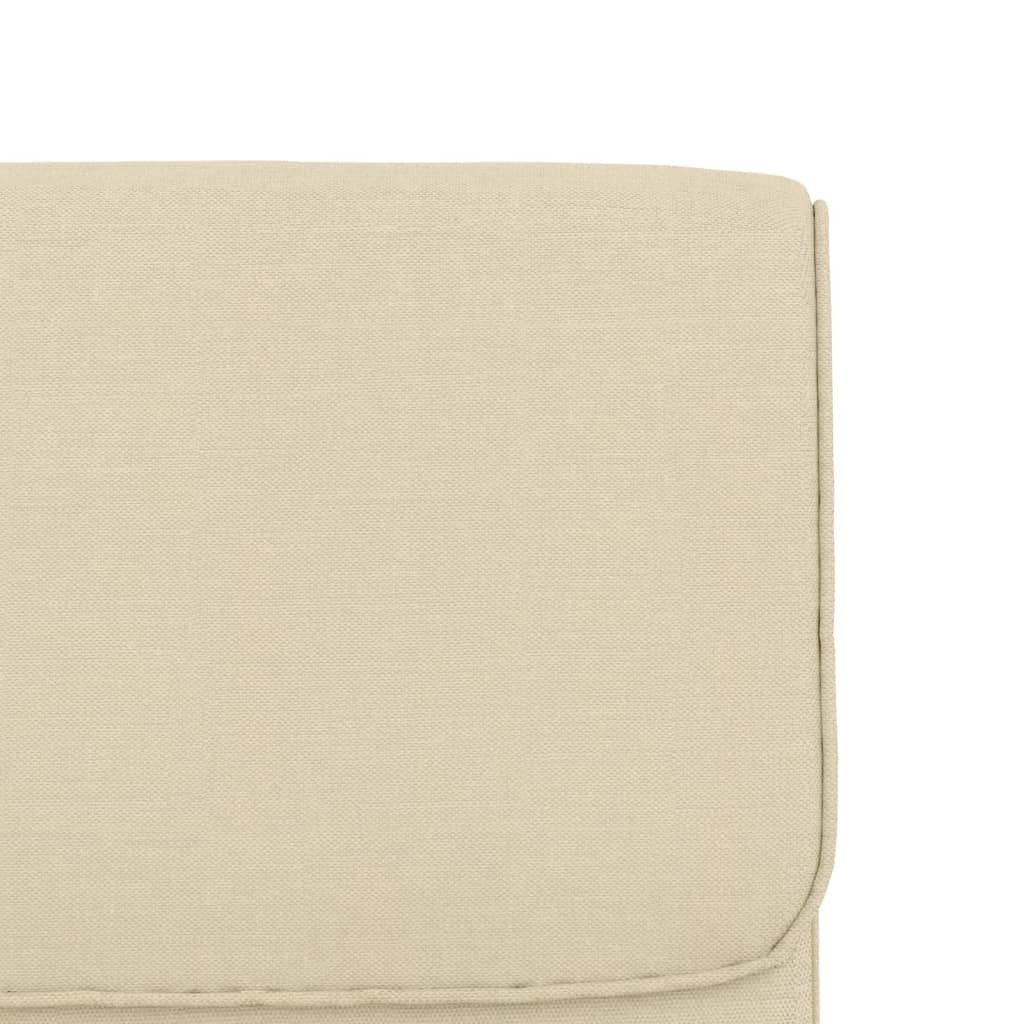 vidaXL Loungestoel 55x64x80 cm stof donkergrijs