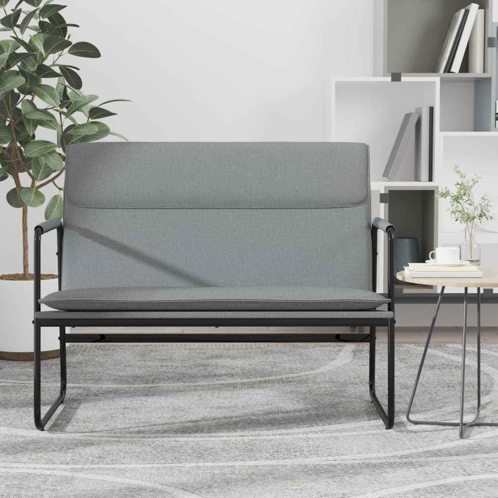 vidaXL Bankje 100x64x80 cm stof donkergrijs