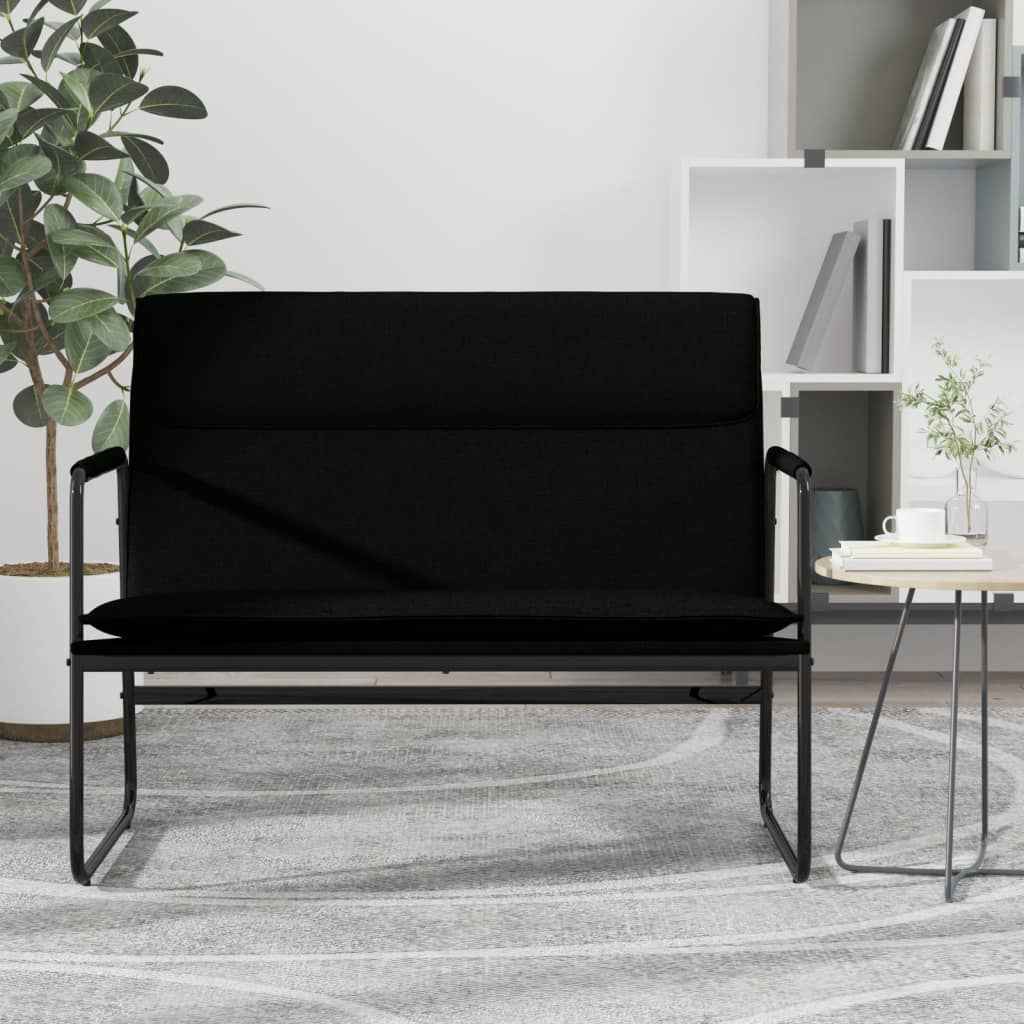 vidaXL Bankje 100x64x80 cm stof donkergrijs