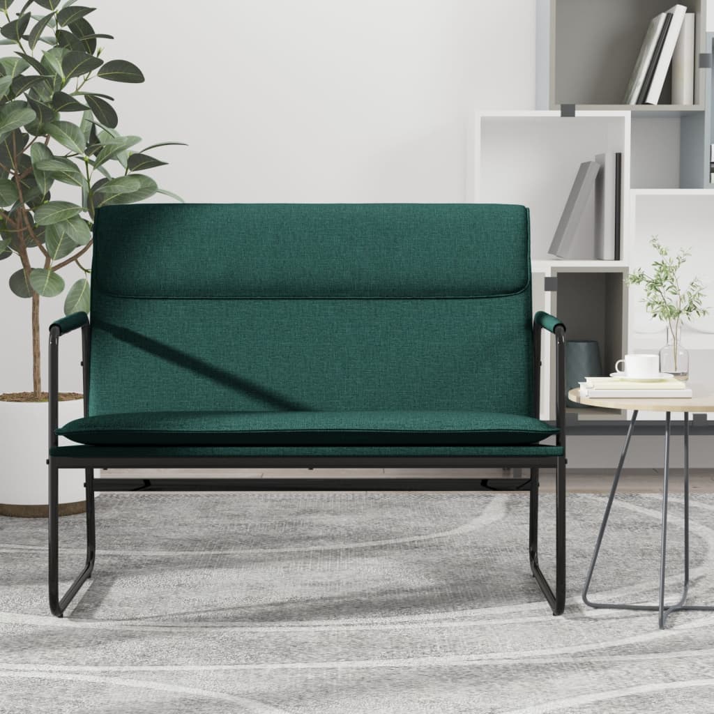 vidaXL Bankje 100x64x80 cm stof donkergrijs