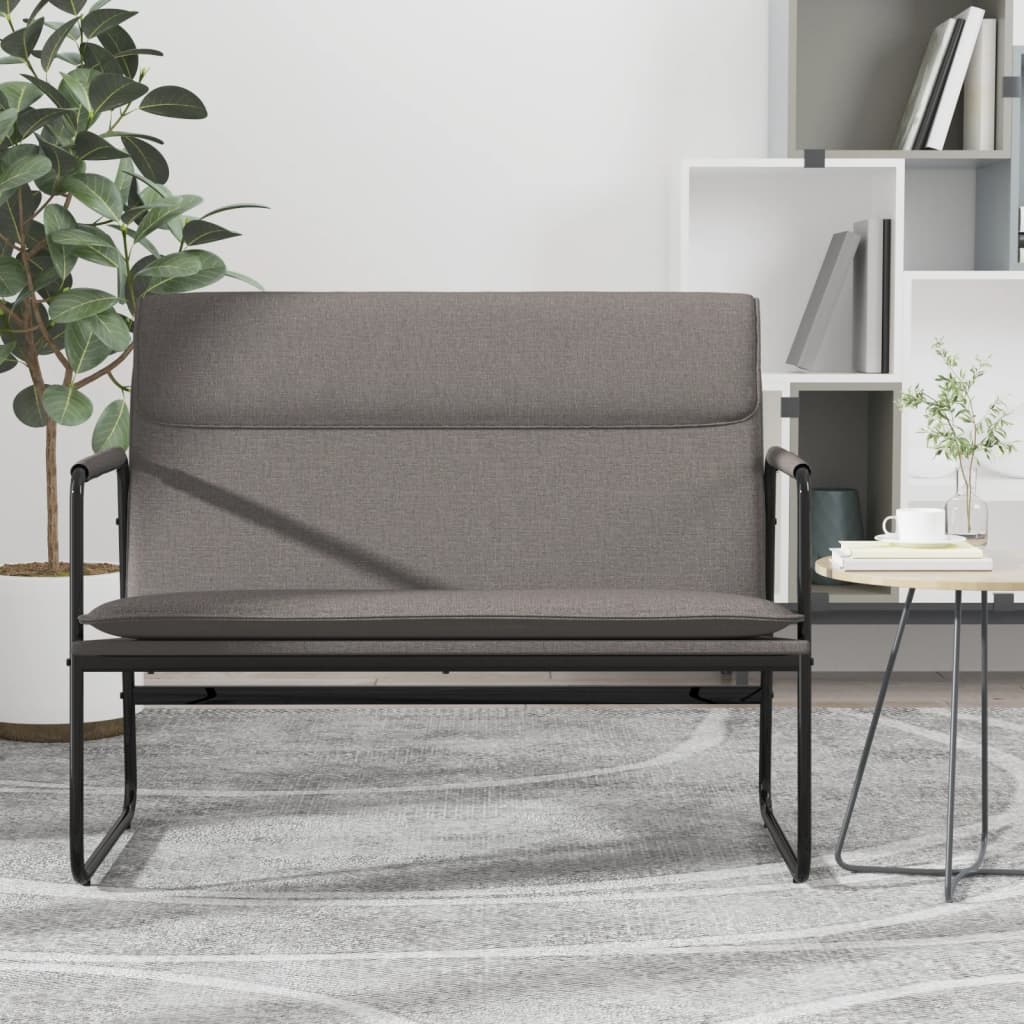 vidaXL Bankje 100x64x80 cm stof donkergrijs