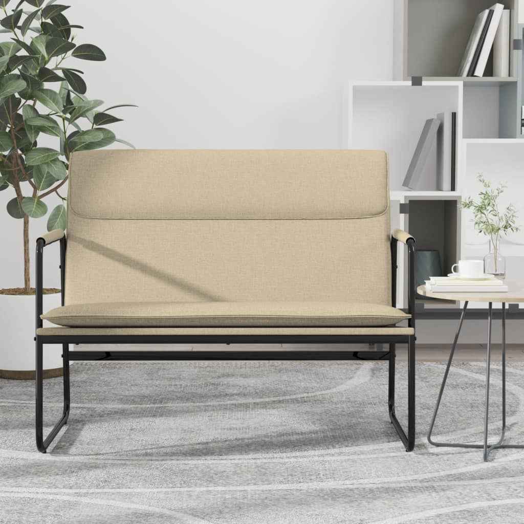 vidaXL Bankje 100x64x80 cm stof donkergrijs