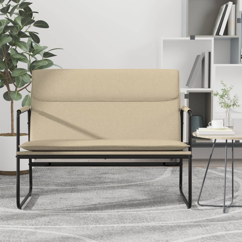 vidaXL Bankje 100x64x80 cm stof donkergrijs