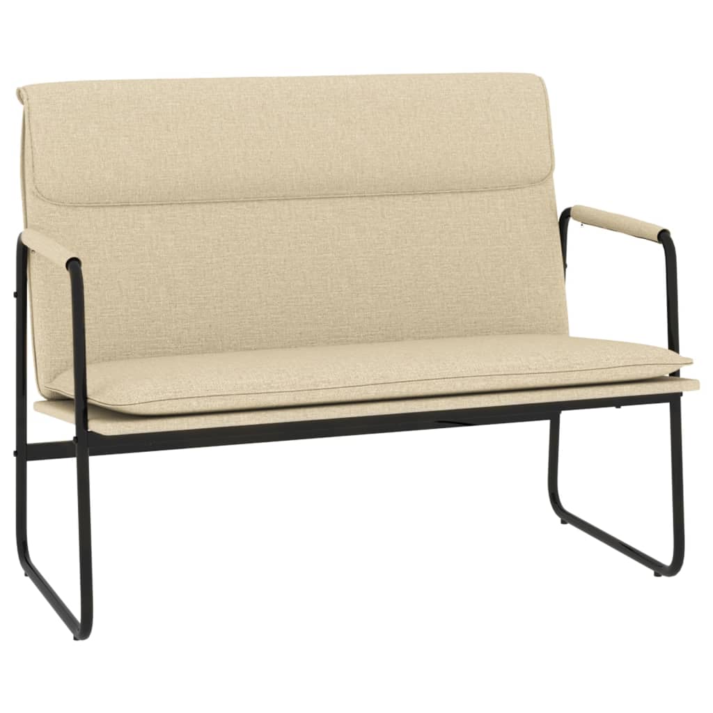 vidaXL Bankje 100x64x80 cm stof donkergrijs