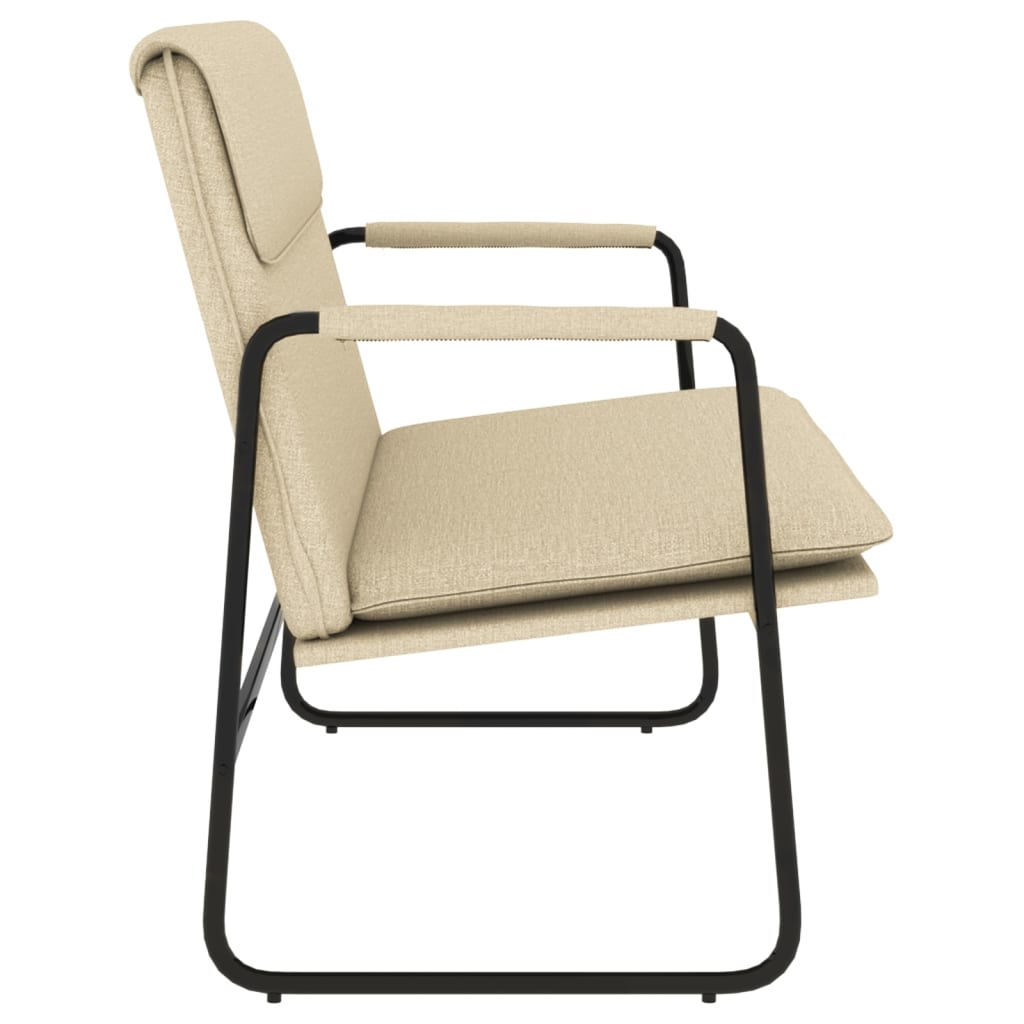 vidaXL Bankje 100x64x80 cm stof donkergrijs