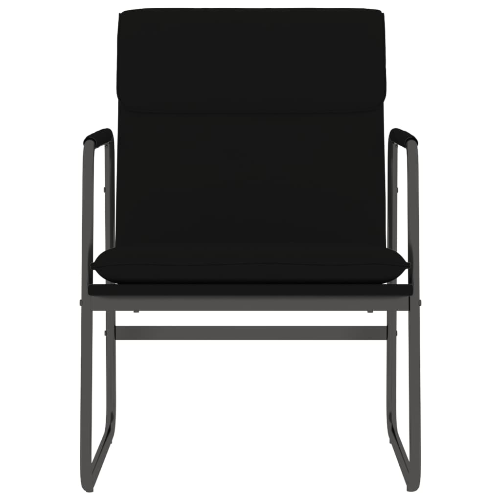 vidaXL Loungestoel 55x64x80 cm kunstleer zwart