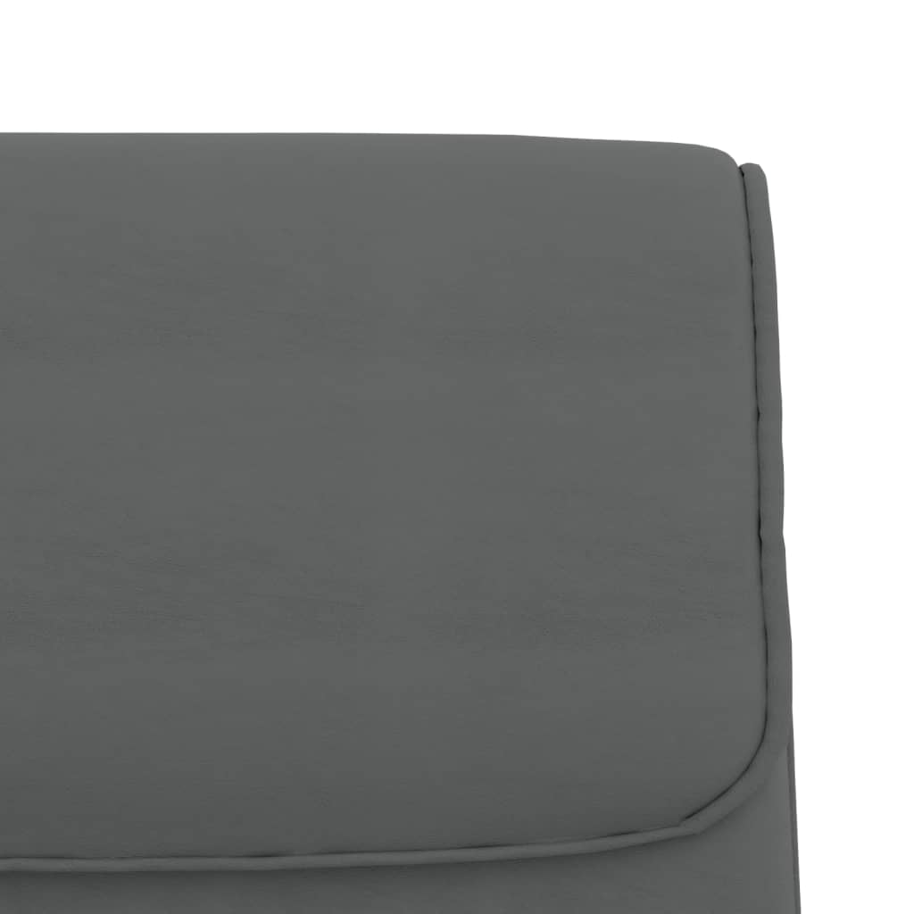 vidaXL Bankje 100x64x80 cm kunstleer zwart
