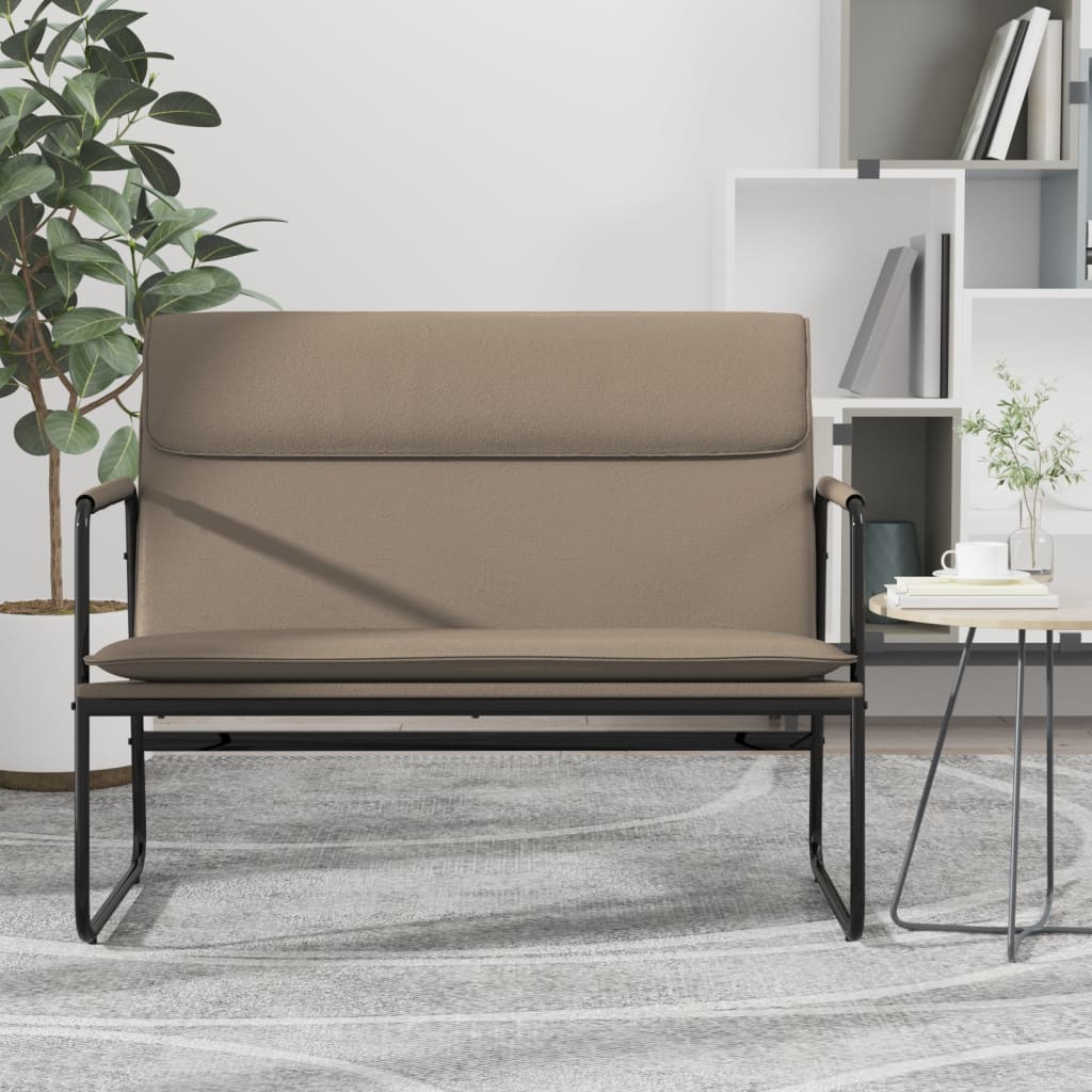 vidaXL Bankje 100x64x80 cm kunstleer zwart