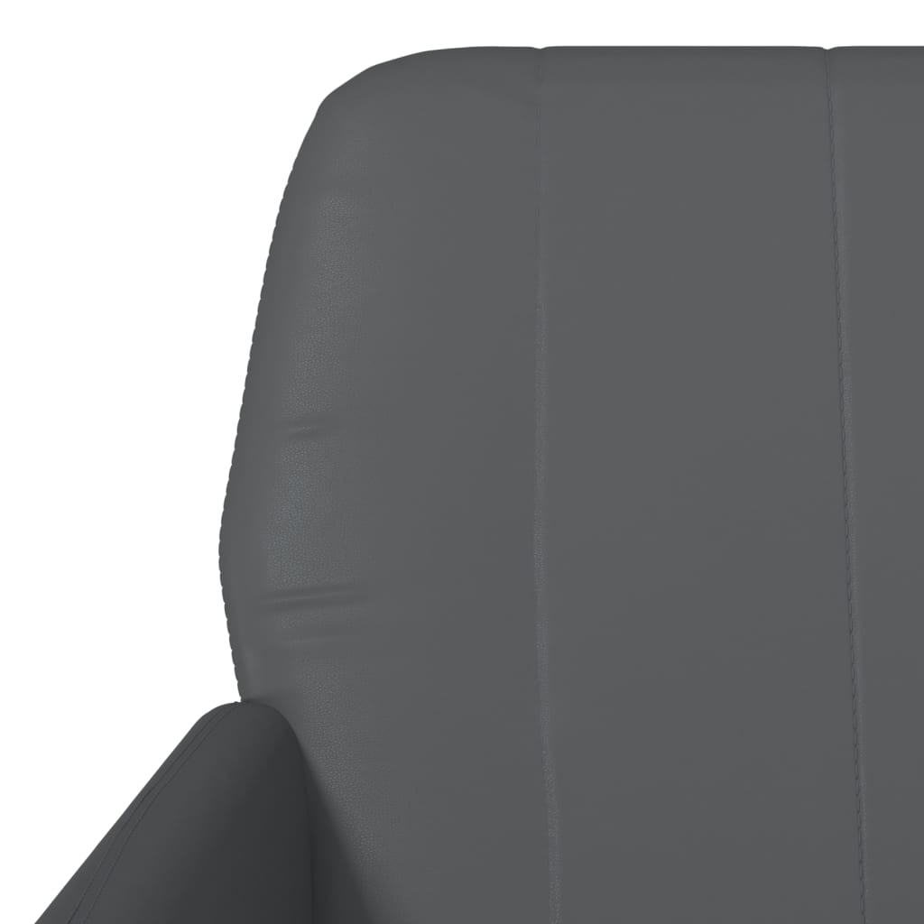 vidaXL Fauteuil 61x78x80 cm kunstleer zwart