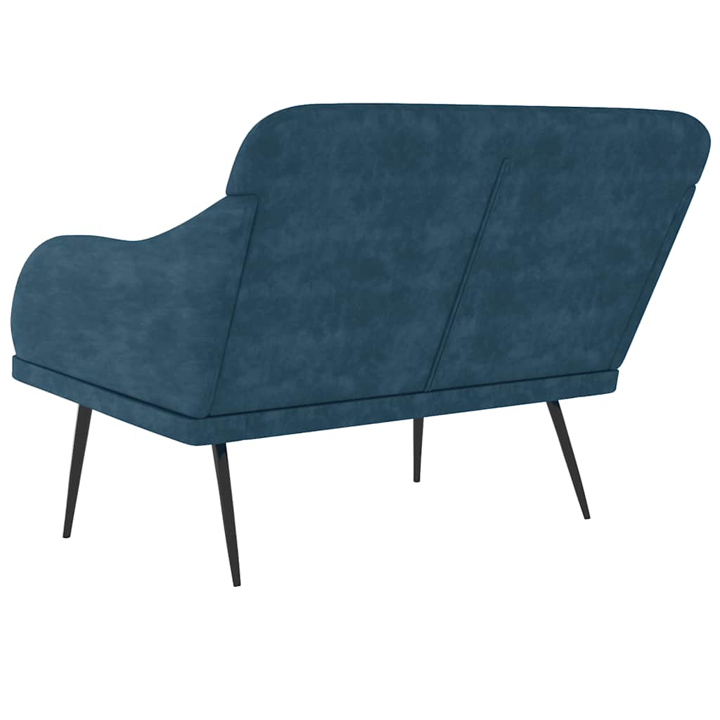 vidaXL Bankje 110x76x80 cm fluweel lichtgrijs