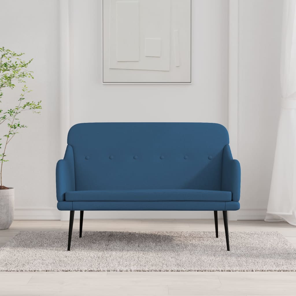 vidaXL Bankje 110x76x80 cm stof donkergrijs