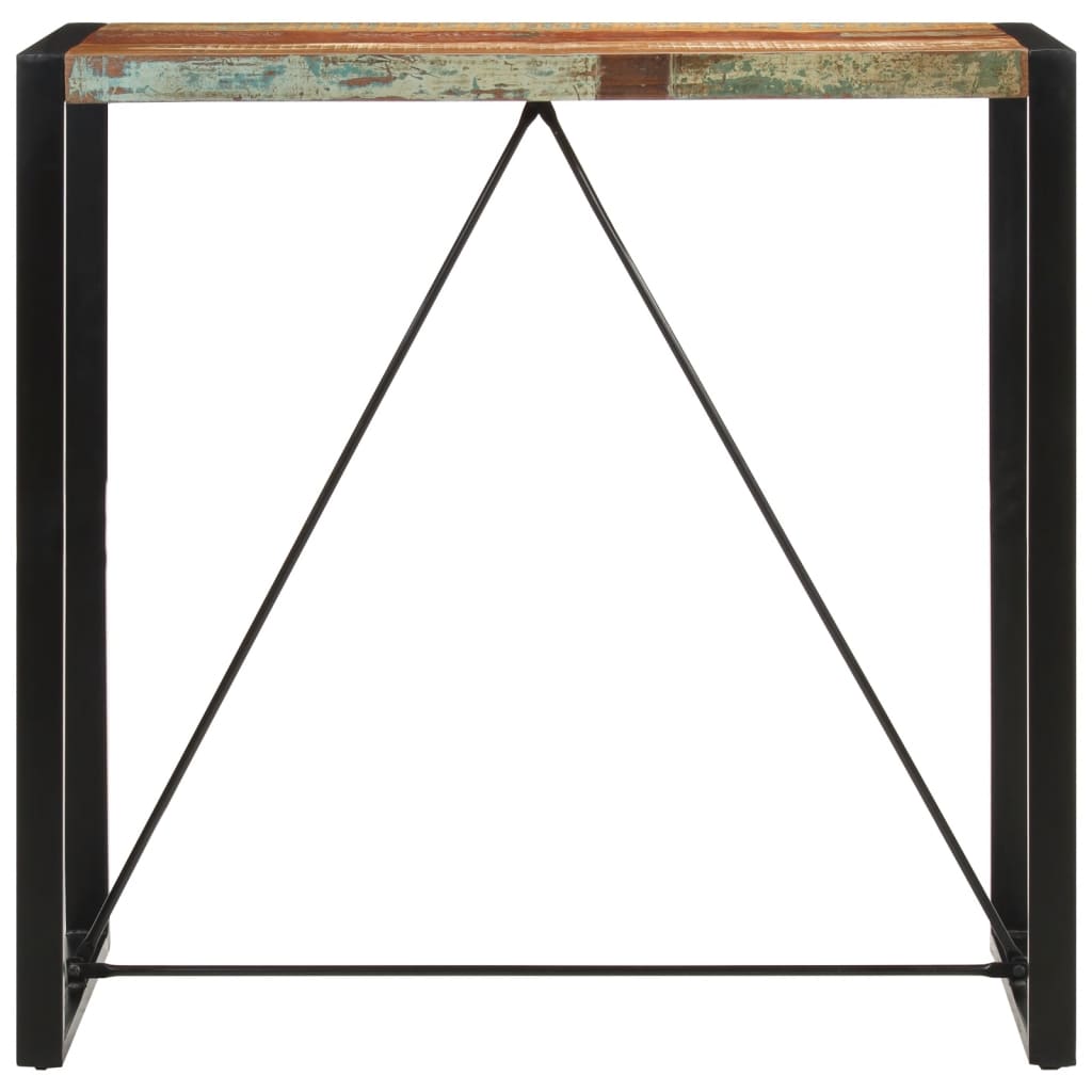 vidaXL Bartafel 60x55x110 cm massief gerecycled hout - Aashly