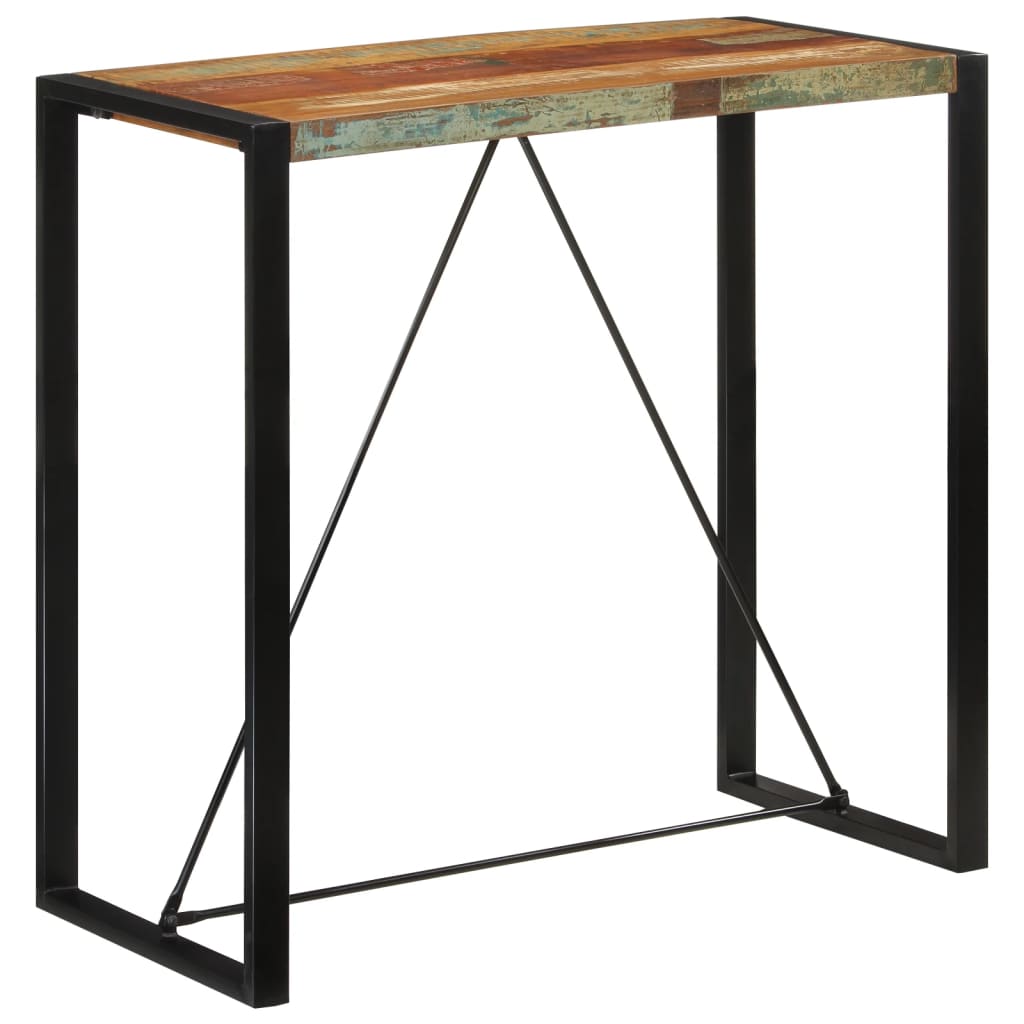 vidaXL Bartafel 60x55x110 cm massief gerecycled hout - Aashly