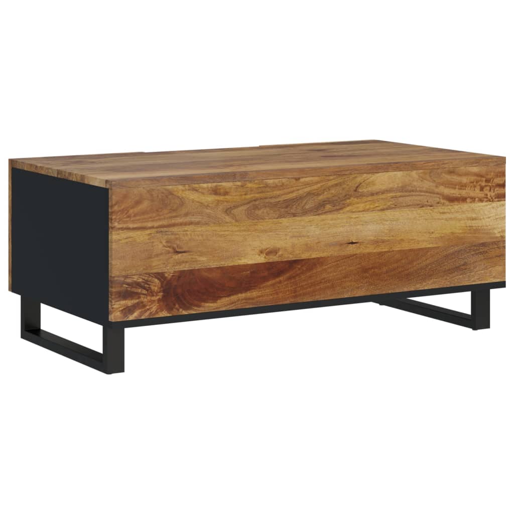 vidaXL Salontafel 100x54x40 cm massief mangohout en bewerkt hout - Aashly