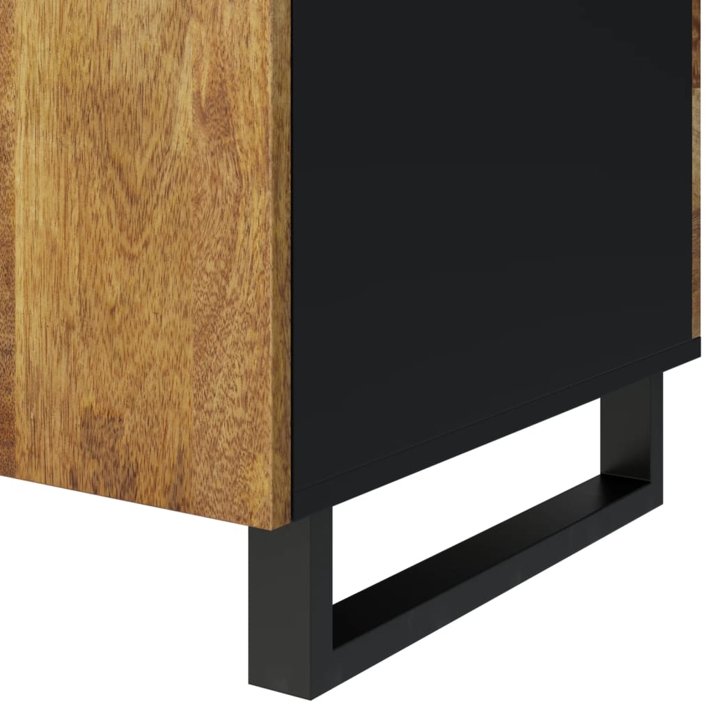 vidaXL Salontafel 100x54x40 cm massief mangohout en bewerkt hout - Aashly