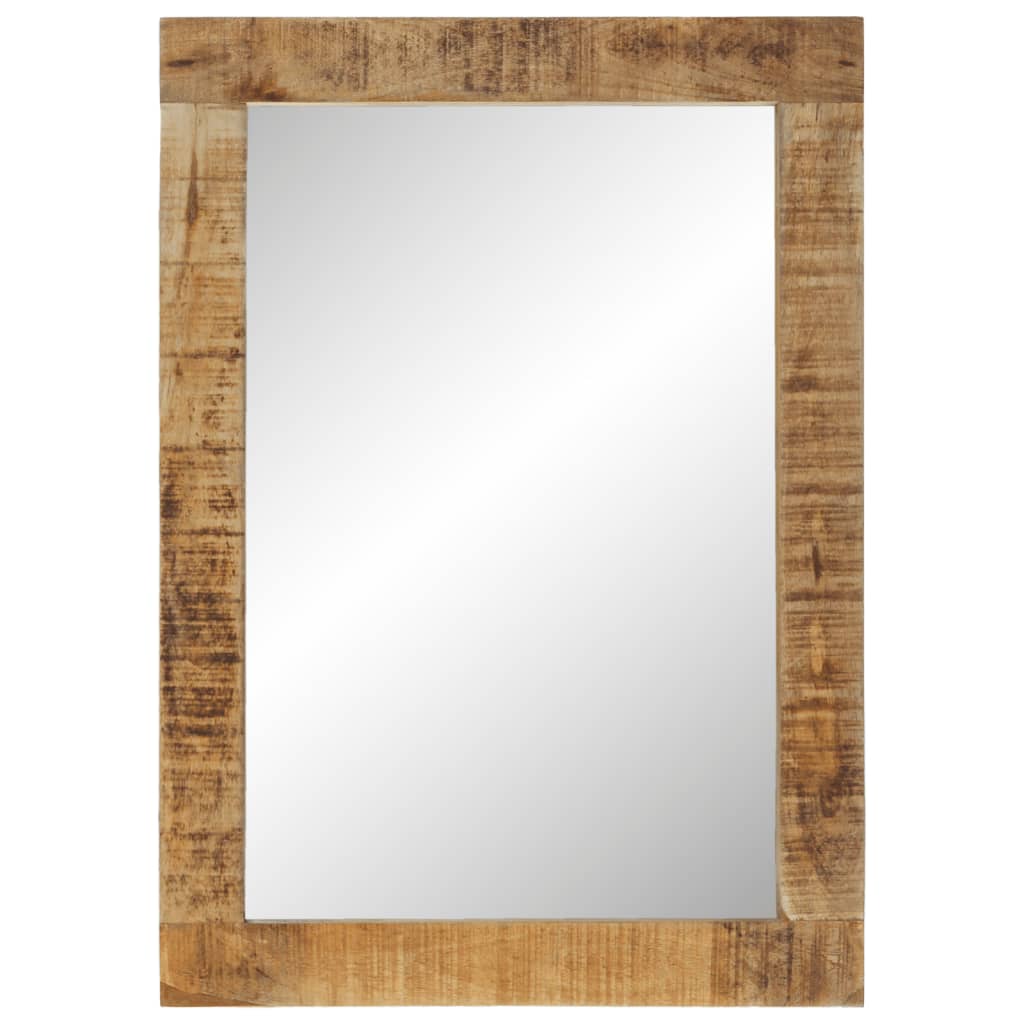 vidaXL Spiegel 70x50 cm massief gerecycled hout en glas