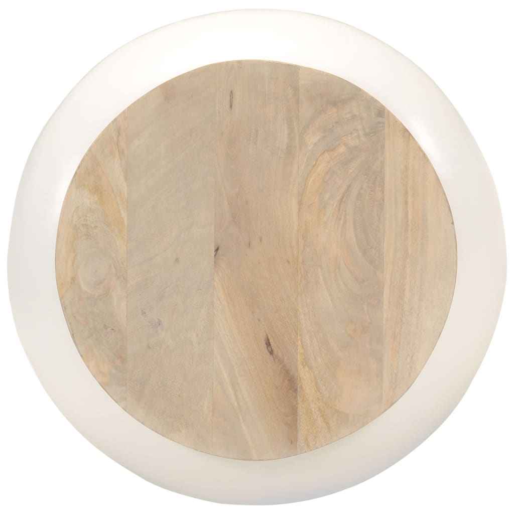 vidaXL Salontafel 68x68x30 cm massief gerecycled hout zwart