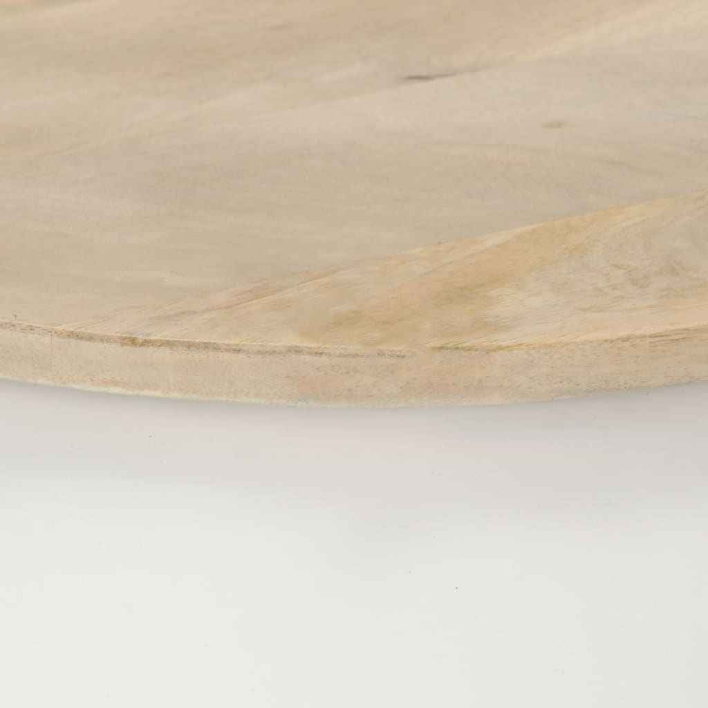vidaXL Salontafel 68x68x30 cm massief gerecycled hout zwart