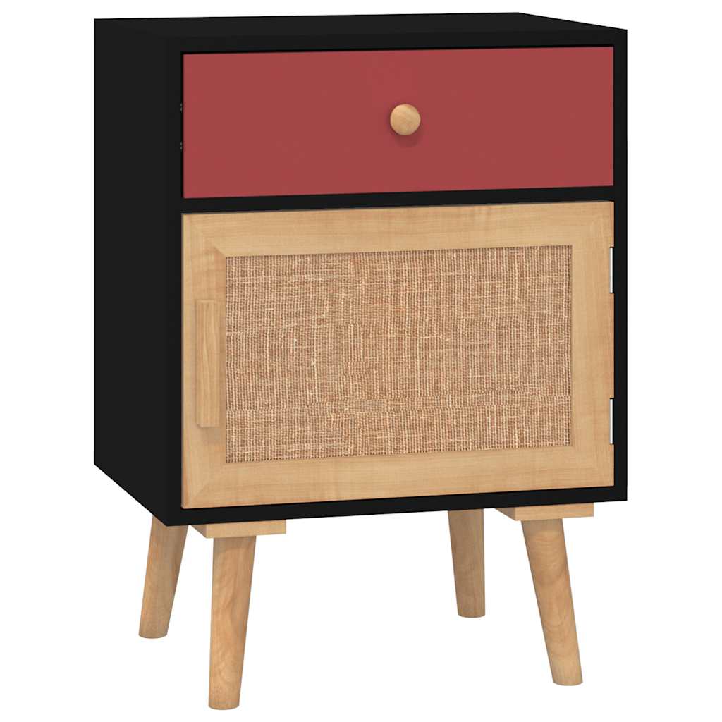 vidaXL Nachtkastjes 2 st 40x30x55 cm bewerkt hout wit