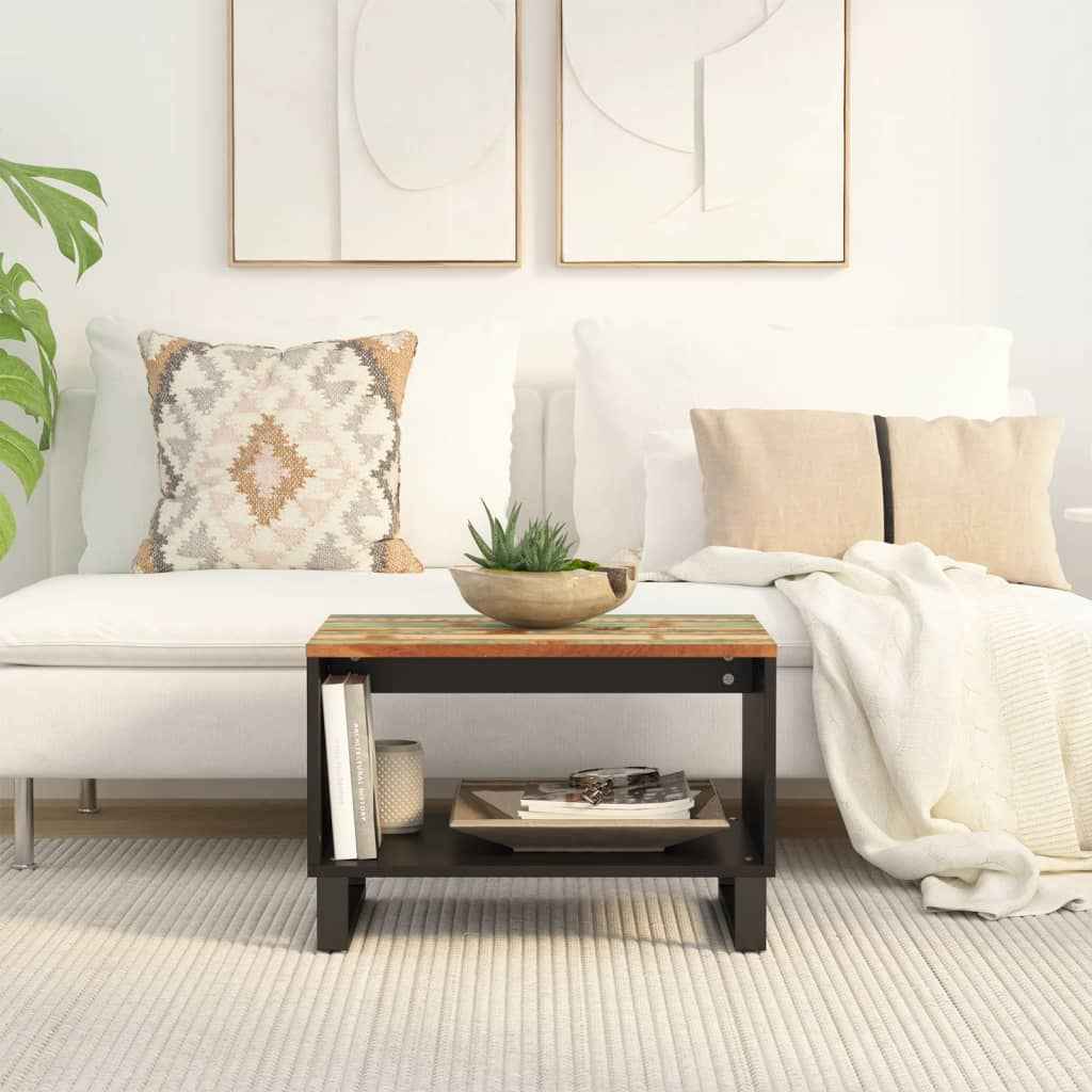 vidaXL Salontafel 60x50x40 cm massief acaciahout
