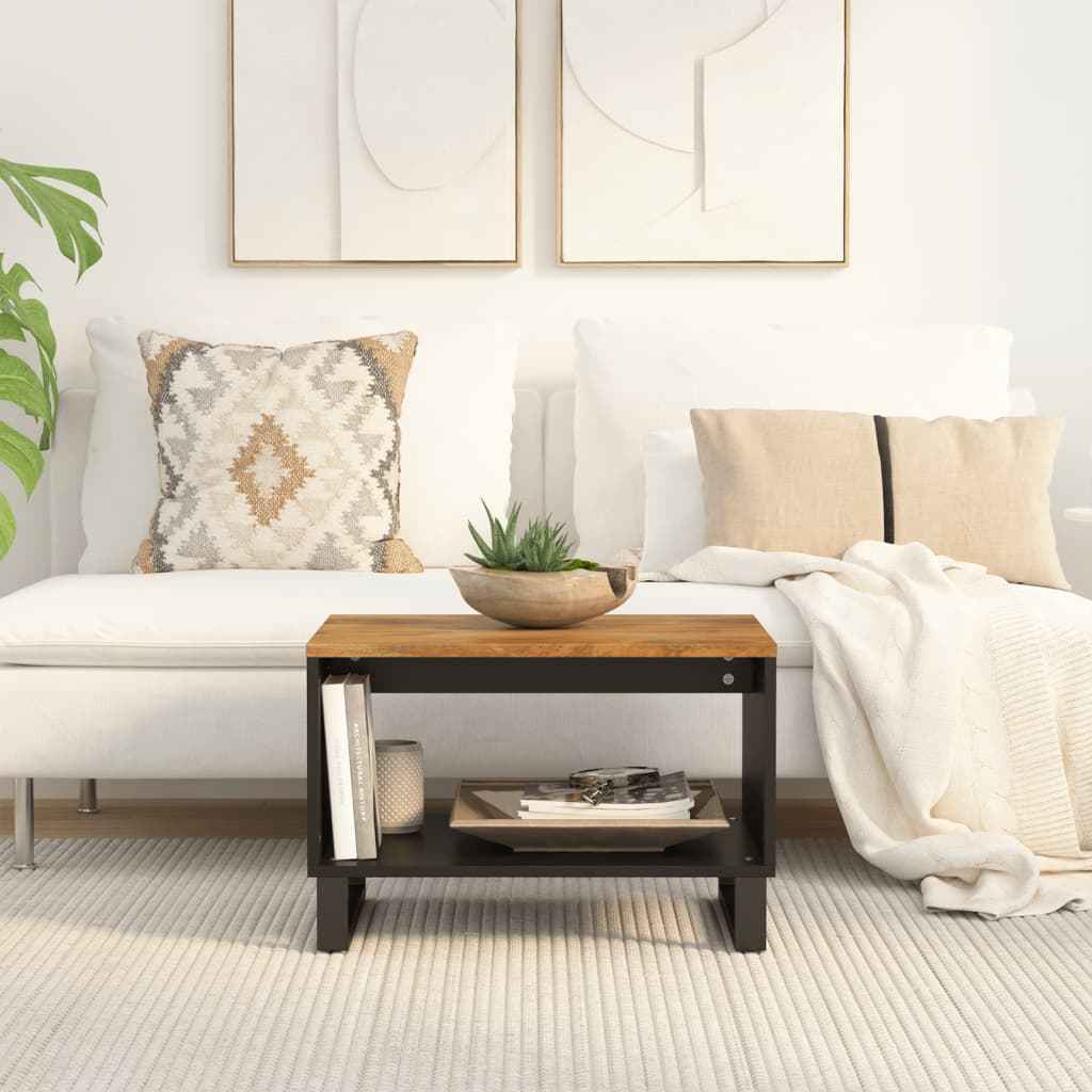 vidaXL Salontafel 60x50x40 cm massief acaciahout