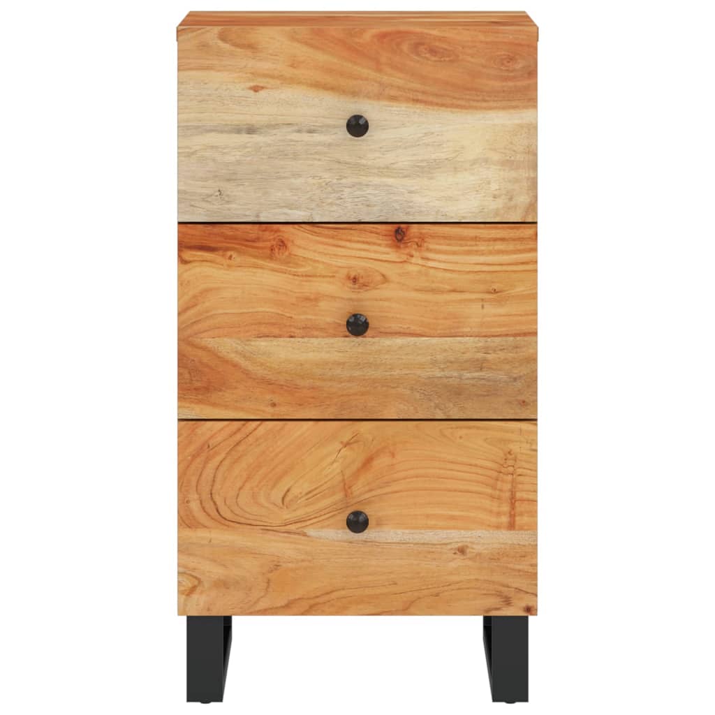 vidaXL Dressoir met 3 lades 40x33,5x75 cm massief mangohout