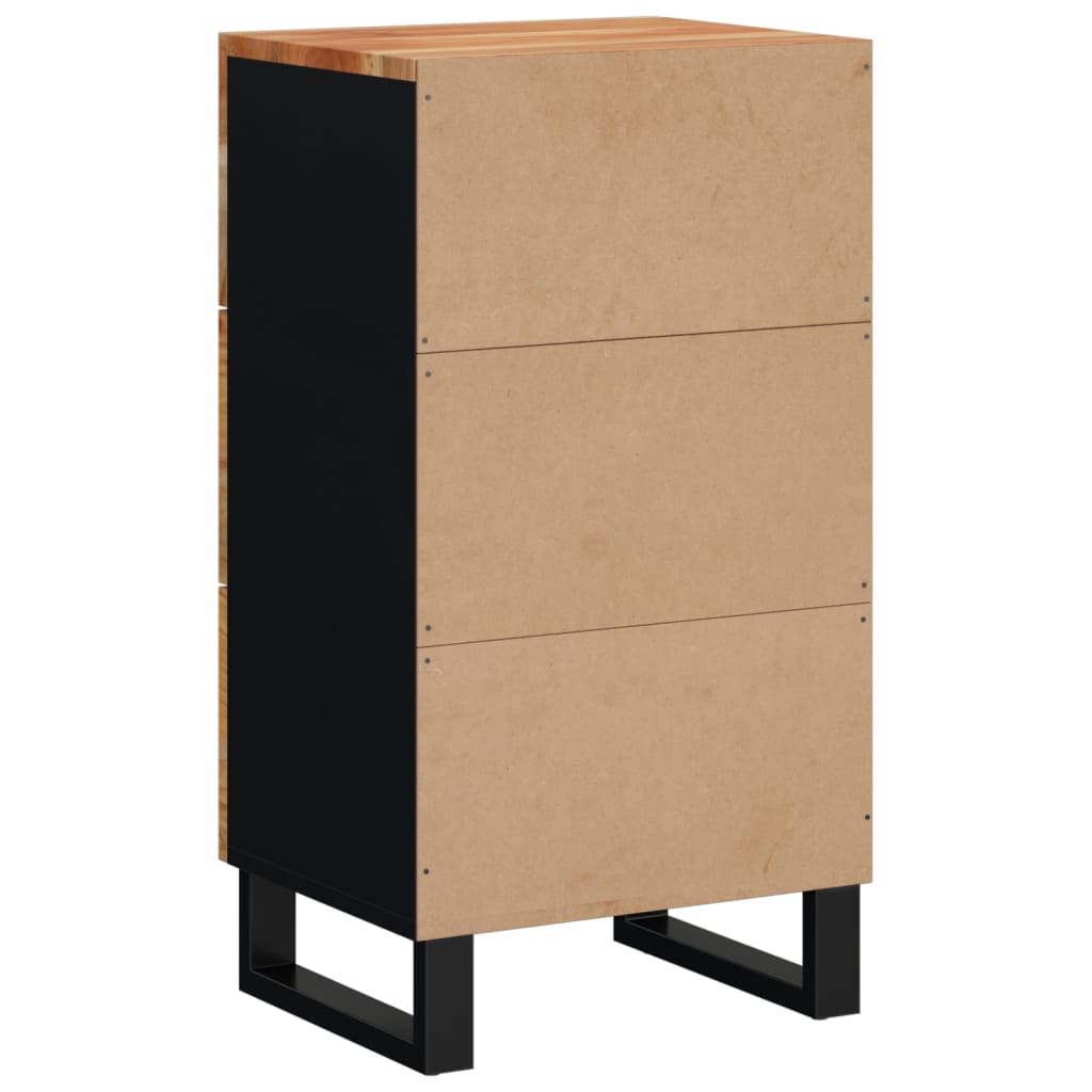 vidaXL Dressoir met 3 lades 40x33,5x75 cm massief mangohout