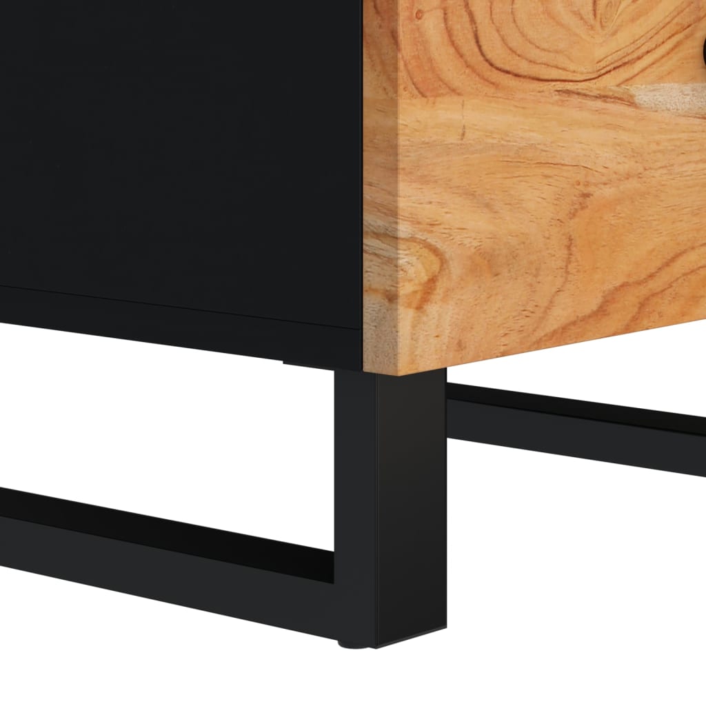 vidaXL Dressoir met 3 lades 40x33,5x75 cm massief mangohout